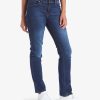 Grand Mid Rise Slim Straight Jeans