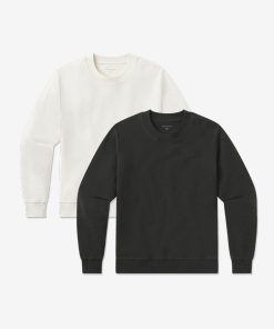 Crew Neck Fleece Sweatshirt 2-Pack