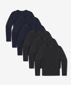 Long Sleeve Crew Tee Driggs 6-Pack