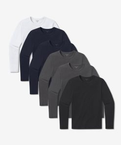 Long Sleeve Crew Tee Driggs 6-Pack