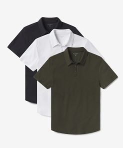 Luxe Performance Polo 3-Pack