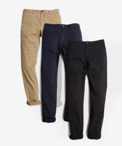 Everyday Comfort Slim Chino Pants 3-Pack