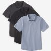 Jersey Sueded Polo 3-Pack