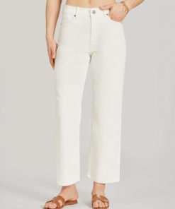 Mercer High Rise Cropped Straight Leg Jeans