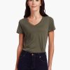 Fitted V-Neck Marcy Tee