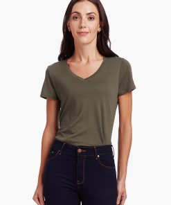Fitted V-Neck Marcy Tee