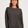 Cotton Jersey Oversized Long Sleeve Tee