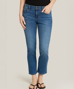 Logan Mid Rise Slim Straight Jeans