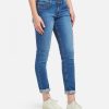 Ridge Mid Rise Slim Straight Jeans