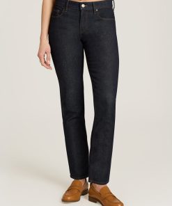 Ridge Mid Rise Slim Straight Jeans