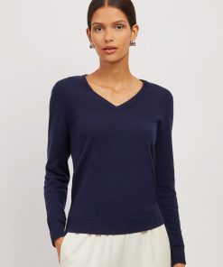 Cashmere V-Neck Willow Sweater